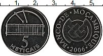 Продать Монеты Мозамбик 5 метикаль 2006 Сталь покрытая никелем