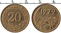 Продать Монеты Алжир 20 сантим 1972 Латунь