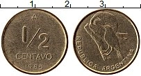 Продать Монеты Аргентина 1/2 сентаво 1985 Латунь