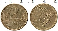 Продать Монеты Бразилия 2 крузейро 1950 Бронза