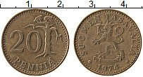Продать Монеты Финляндия 20 пенни 1974 Латунь