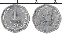 Продать Монеты Чили 1 песо 2005 Алюминий