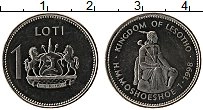 Продать Монеты Лесото 1 лоти 1998 Сталь покрытая никелем