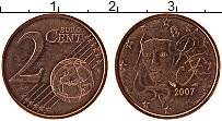 Продать Монеты Франция 2 евроцента 1999 сталь с медным покрытием