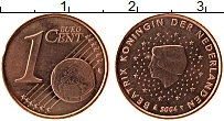 Продать Монеты Нидерланды 1 евроцент 1999 сталь с медным покрытием