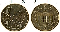 Продать Монеты Германия 50 евроцентов 2002 Латунь