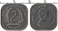 Продать Монеты Карибы 2 цента 1981 Алюминий