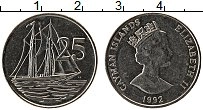 Продать Монеты Каймановы острова 25 центов 1996 Медно-никель