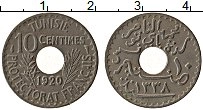 Продать Монеты Тунис 10 сантим 1920 Медно-никель