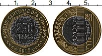 Продать Монеты Коморские острова 250 франков 2013 Биметалл