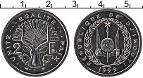 Продать Монеты Джибути 2 франка 1977 Алюминий