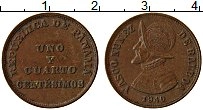 Продать Монеты Панама 1 1/4 сентесимо 1940 Медь