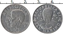 Продать Монеты Сан-Марино 10 лир 1996 Алюминий
