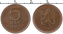 Продать Монеты Норвегия 5 эре 1982 Медь