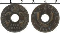 Продать Монеты Восточная Африка 5 центов 1925 Бронза