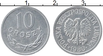Продать Монеты Польша 10 грош 1981 Алюминий