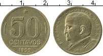 Продать Монеты Бразилия 50 сентаво 1955 Бронза