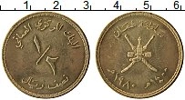 Продать Монеты Оман 1/2 риала 1980 Латунь