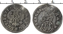 Продать Монеты Гамбург 2 шиллинга 1675 Серебро