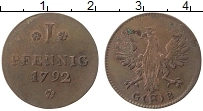 Продать Монеты Франкфурт 1 пфенниг 1794 Медь