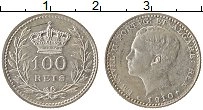 Продать Монеты Португалия 100 рейс 1910 Серебро