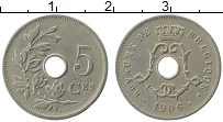 Продать Монеты Бельгия 5 сантим 1906 Медно-никель