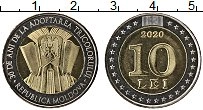 Продать Монеты Молдавия 10 лей 2020 Биметалл