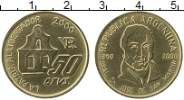 Продать Монеты Аргентина 50 сентаво 2000 Латунь
