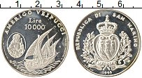 Продать Монеты Сан-Марино 10000 лир 1995 Серебро