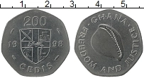 Продать Монеты Гана 200 седи 1998 Сталь покрытая никелем