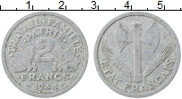 Продать Монеты Франция 2 франка 1944 Алюминий