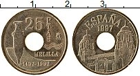 Продать Монеты Испания 25 песет 1997 