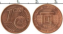 Продать Монеты Мальта 1 евроцент 2008 сталь с медным покрытием
