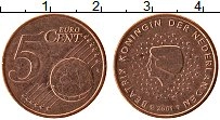 Продать Монеты Нидерланды 5 евроцентов 2000 сталь с медным покрытием