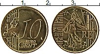 Продать Монеты Франция 10 евроцентов 2001 Латунь