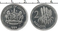 Продать Монеты Лесото 2 малоти 1998 Сталь покрытая никелем