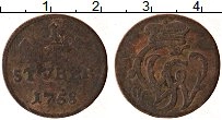 Продать Монеты Вайд-Рункель 1/4 стюбера 1758 Медь