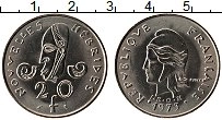Продать Монеты Новые Гебриды 20 франков 1977 Медно-никель