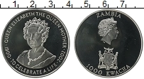 Продать Монеты Замбия 1000 квач 2002 Медно-никель