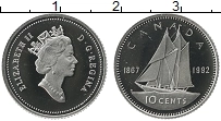 Продать Монеты Канада 10 центов 1992 Медно-никель