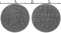 Продать Монеты Польша 1/2 гроша 1780 