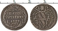 Продать Монеты Ватикан 1 гроссо 1737 Серебро