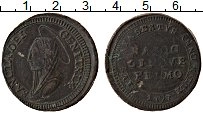 Продать Монеты Ватикан 1 байоччи 1797 Медь