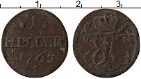 Продать Монеты Саксен-Хильдбургхаузен 1 хеллер 1763 Медь
