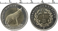 Продать Монеты Турция 1 лира 2014 Биметалл