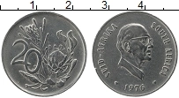 Продать Монеты ЮАР 20 центов 1976 Медно-никель