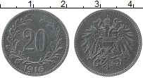 Продать Монеты Австрия 20 геллеров 1916 Железо