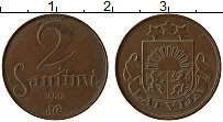 Продать Монеты Латвия 2 сантима 1922 Бронза