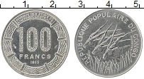 Продать Монеты Конго 100 франков 1971 Медно-никель