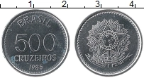 Продать Монеты Бразилия 500 крузейро 1986 Алюминий